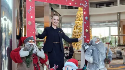 Antalya'da Noel ve yılbaşı renkliliği
