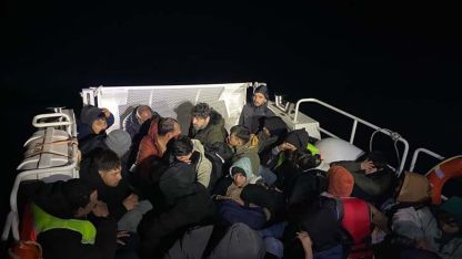 Bodrum açıklarında 39 kaçak göçmen ile 1 organizatör yakalandı