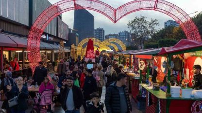 Sayapark’ta yılbaşı coşkusu tüm hızıyla devam ediyor