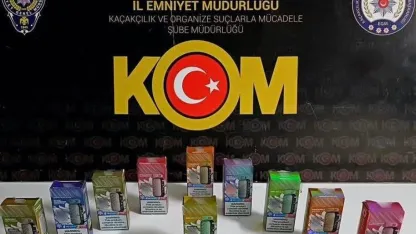 Isparta’da yeni yıl tedbirleri kapsamında kaçak içki ve elektronik sigara ele geçirildi