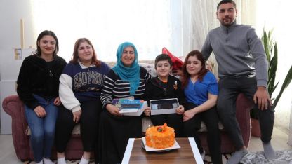 Genç ressamın hayalleri, Engelsiz Sanat Projesi ile renklendi