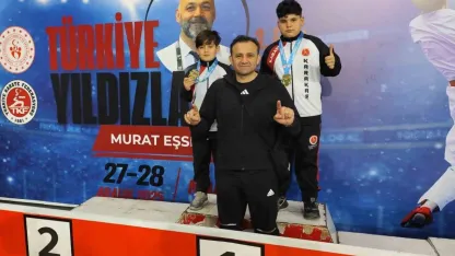 Karate Premier Ligi’nde Ünal kardeşlerden çifte altın