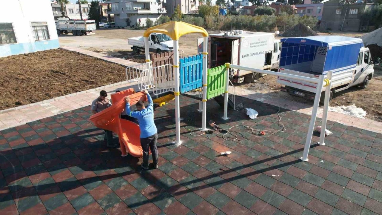 Akdeniz’de bir park daha yenilendi