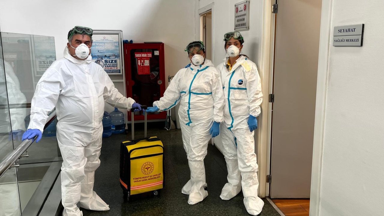 Antalya Havalimanı’nda halk sağlığı acil durum tatbikatı