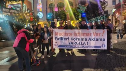 Antalya Kadın Platformu’ndan Meclis’teki çocuk istismarı iddialarına sert tepki!