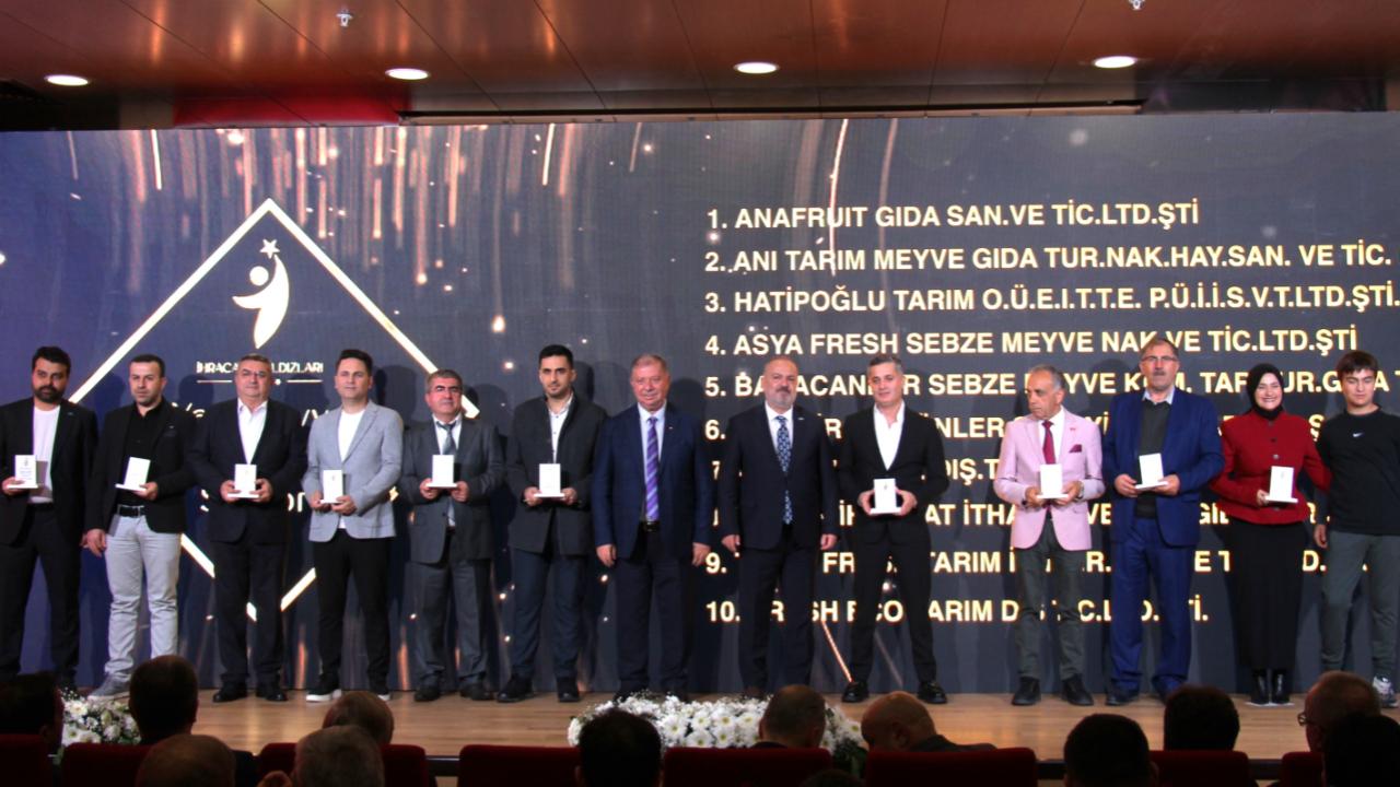 "BAİB İhracatın Yıldızları Ödül Töreni"nde firmalar ödüllendirildi