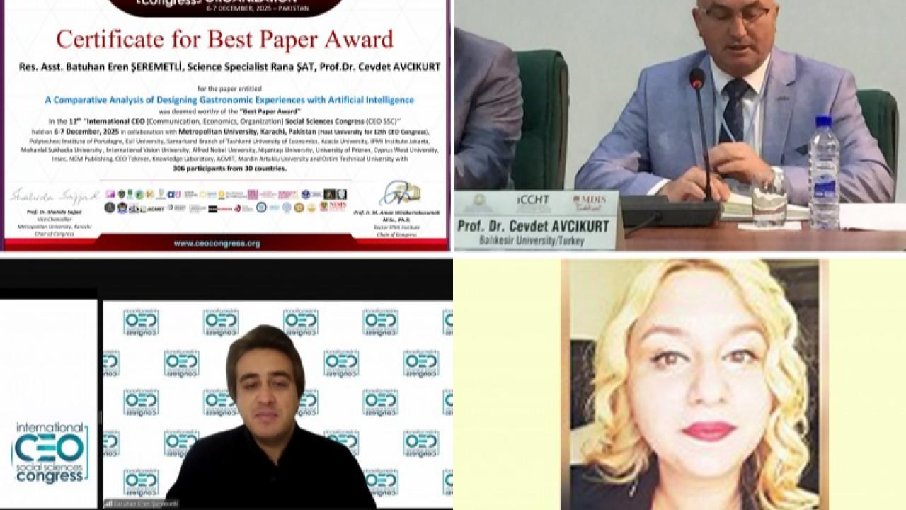 BAÜN, Akademisyenlerinden uluslararası başarı!