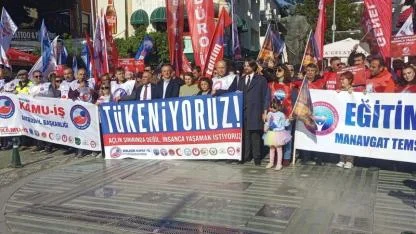 Birleşik Kamu-İş’ten Antalya’da İş Bırakma Eylemi