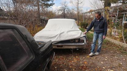 Bu serada sebze değil klasik araba yetişiyor