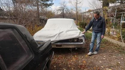 Bu serada sebze değil klasik araba yetişiyor