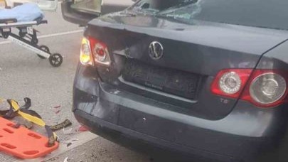 Burdur’da otomobil ile motosiklet çarpıştı: 1 yaralı