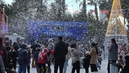 Dokumapark’ta yapay kar altında eğlence, bugün son gün!