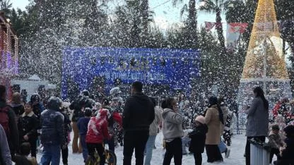 Dokumapark’ta yapay kar altında eğlence, bugün son gün!