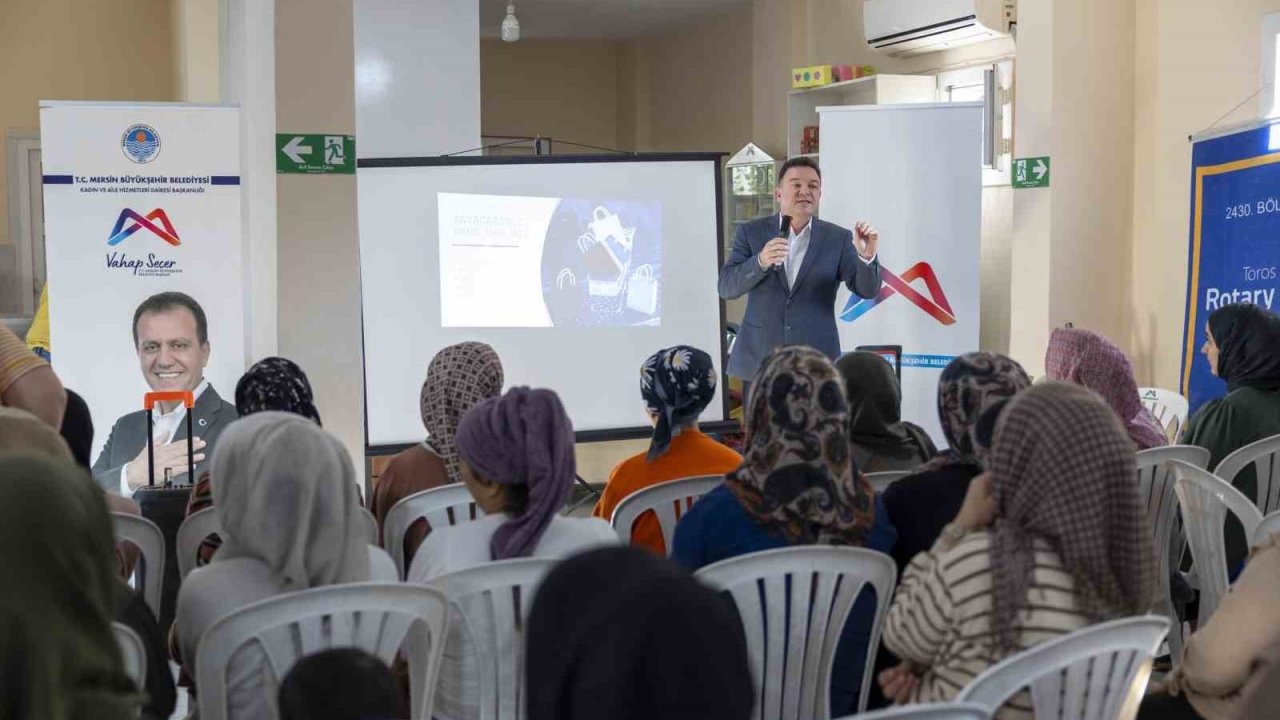 Kadınlara yönelik EVKA eğitimleri Mersin’de yoğun ilgi gördü