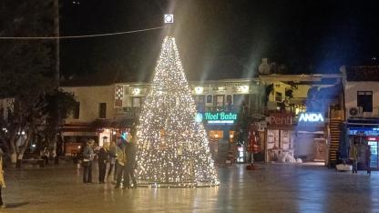 Kaş'ta yılbaşı hazırlıkları tamamlandı!