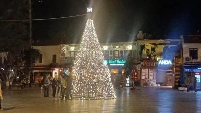 Kaş'ta yılbaşı hazırlıkları tamamlandı!