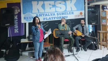 KESK’in 30. kuruluş yıldönümü Antalya’da kutlandı
