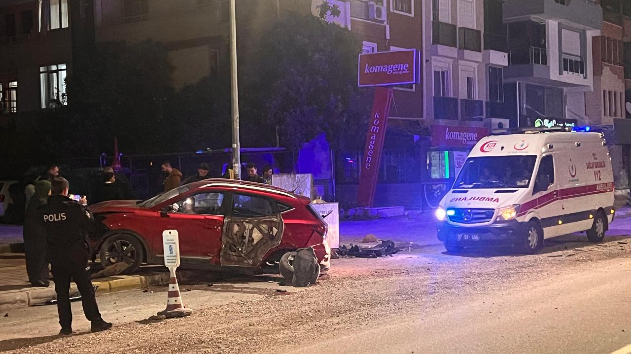 Konyaaltı’nda bozuk yol kazaya neden oldu