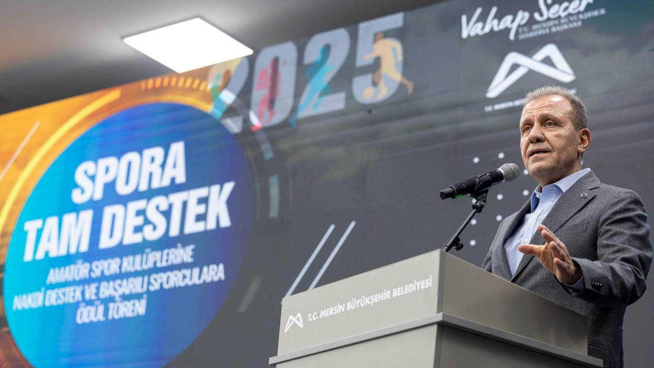 Mersin Büyükşehir Belediyesinden spora 20 milyon 781 bin TL'lik destek