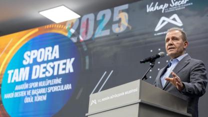 Mersin Büyükşehir Belediyesinden spora 20 milyon 781 bin TL'lik destek