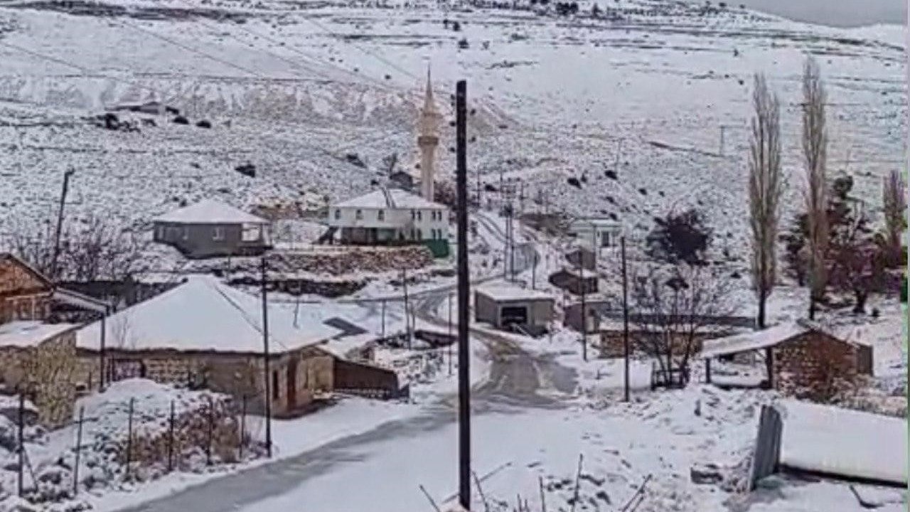 Mersin’in yüksek kesimlerinde kar yağışı etkili oldu