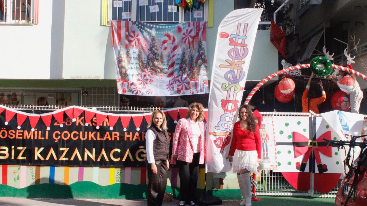 Minik kalplerden büyük destek