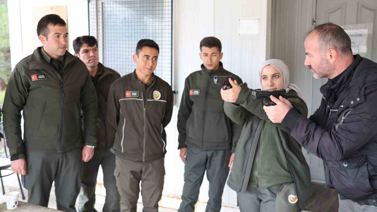 Muğla Orman Bölge Müdürlüğü personeline silah eğitimi