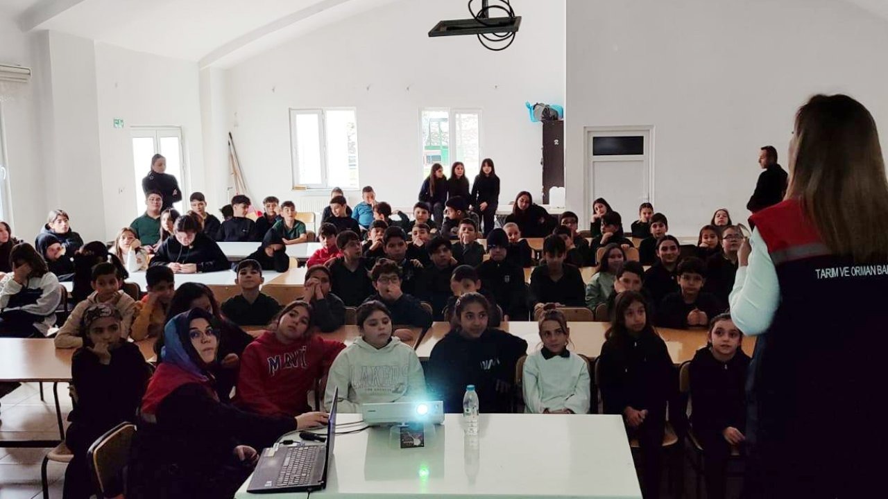 Öğrencilere güvenilir gıda ve israfı önleme eğitimi