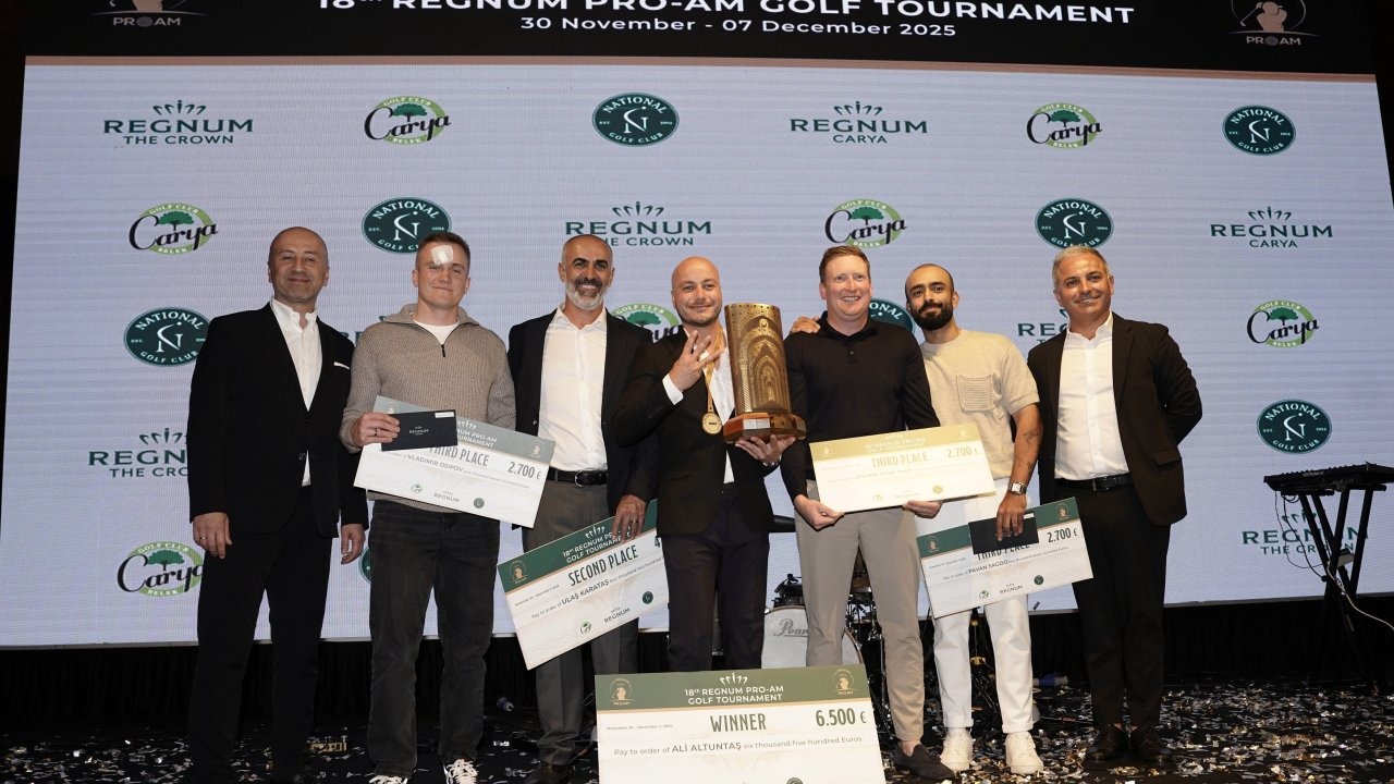 Regnum Carya Pro-Am Golf Turnuvası&#039;nın şampiyonu Ali Altuntaş