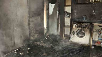 Alanya’da apartman dairesinde yangın korkuttu