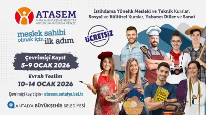 ATASEM'de ikinci dönem kayıtları başlıyor