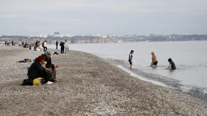 Ocak ayında Antalya'da bahar havası