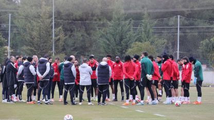 Antalyaspor, ikinci yarı hazırlıklarını tesislerinde sürdürüyor
