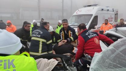 Yoğun sis faciaya neden oldu