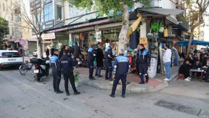 Akdeniz’de kaldırım ve yol işgaline geçit yok