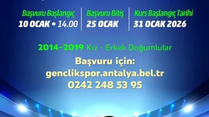 Futbol Akademisi kış dönemi kayıtları başlıyor