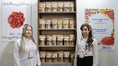 Kurutma tesisinde üretilen ürünler fuarda tanıtıldı