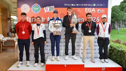 Türkiye Kadınlar ve Erkekler Amatör Açık Golf Şampiyonası tamamlandı