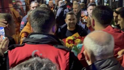 Galatasaray, Fethiye’de çiçeklerle karşılandı