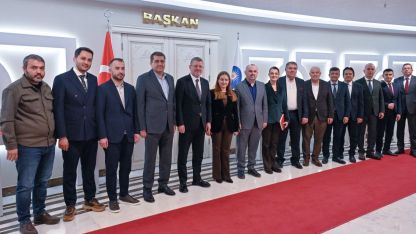 ATSO inşaat sektöründen Büyükşehir'e ziyaret