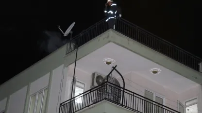 Baca yangını korkuttu