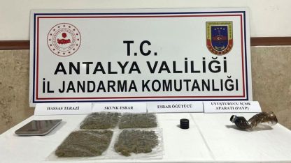 Manavgat’ta uyuşturucu operasyonu