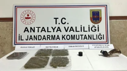 Manavgat’ta uyuşturucu operasyonu