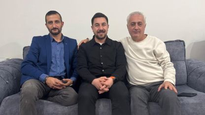 Depremzede aileden vefa ziyareti