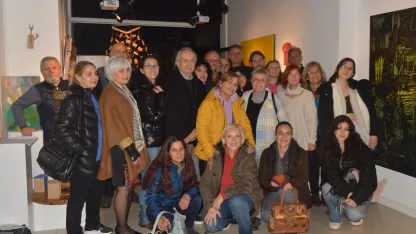 Ressam Coşkun, resim, desen ve heykel çalışmalarını sergiledi