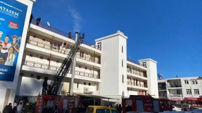 Aksu'da bir restoranın bacasında çıkan yangın söndürüldü