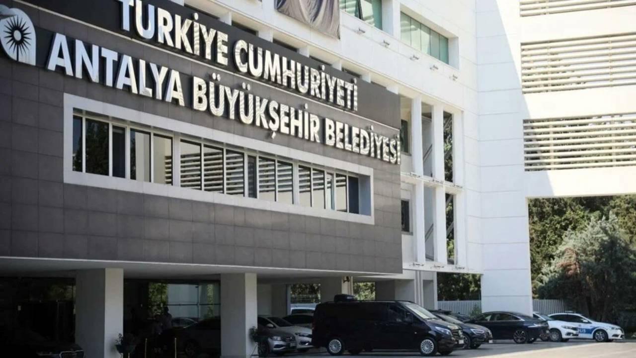 Antalya Büyükşehir Belediyesi şirketine yönelik operasyon