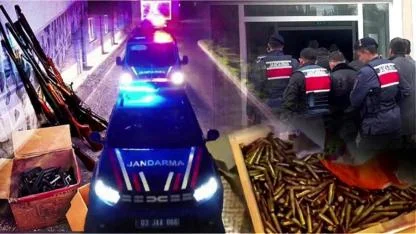 Antalya dahil 14 il merkezli "silah ve mühimmat kaçakçılığı" operasyonu!