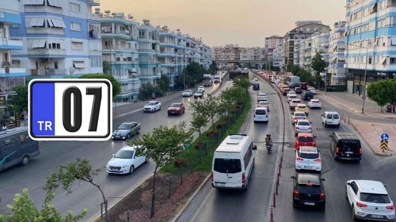 Antalya’da plakalarda yeni dönem başladı! Sistem değişti