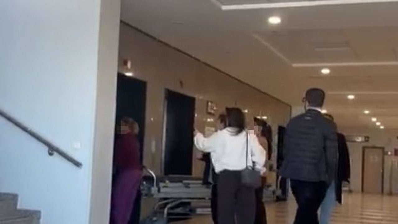 Asansör görevlisiyle hasta yakını arasında ’hasta asansörü’ tartışması